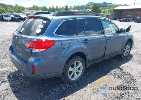2013 Subaru Outback 2.5I Premium из США, поврежденный, VIN 4S4BRCBC6D3292700